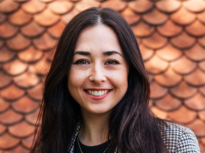 Photo of face of smiling woman